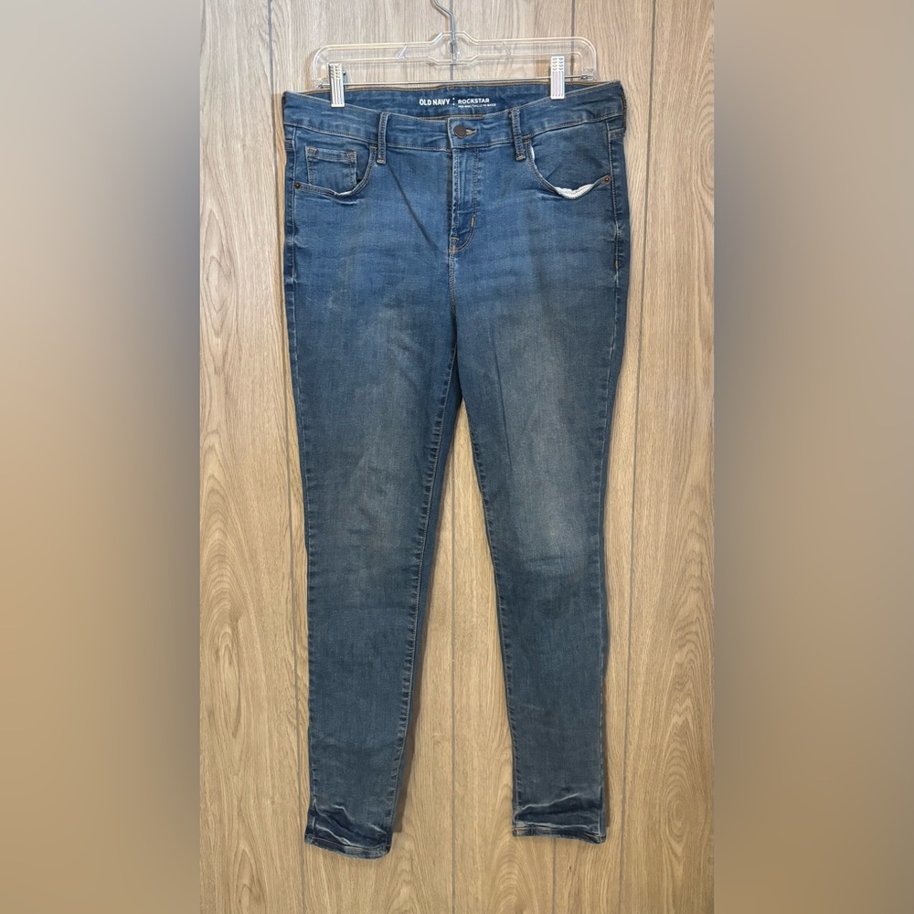 Old Navy Women's Dark Blue Skinny Jeans